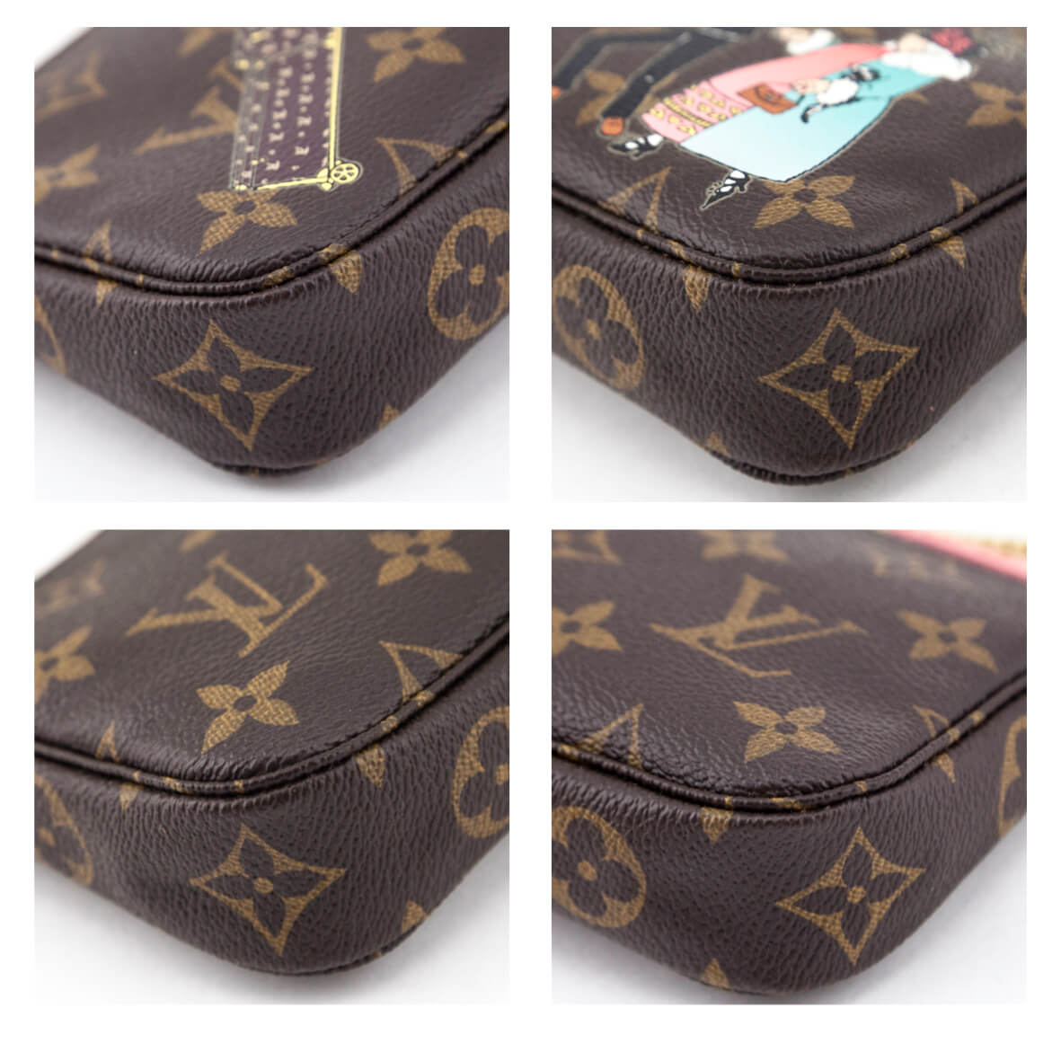 Louis Vuitton Monogram Rose Illustre Mini Pochette Accessories