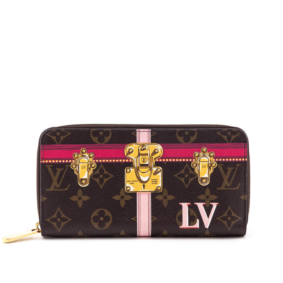 Louis Vuitton Monogram Summer Trunks Zippy Wallet