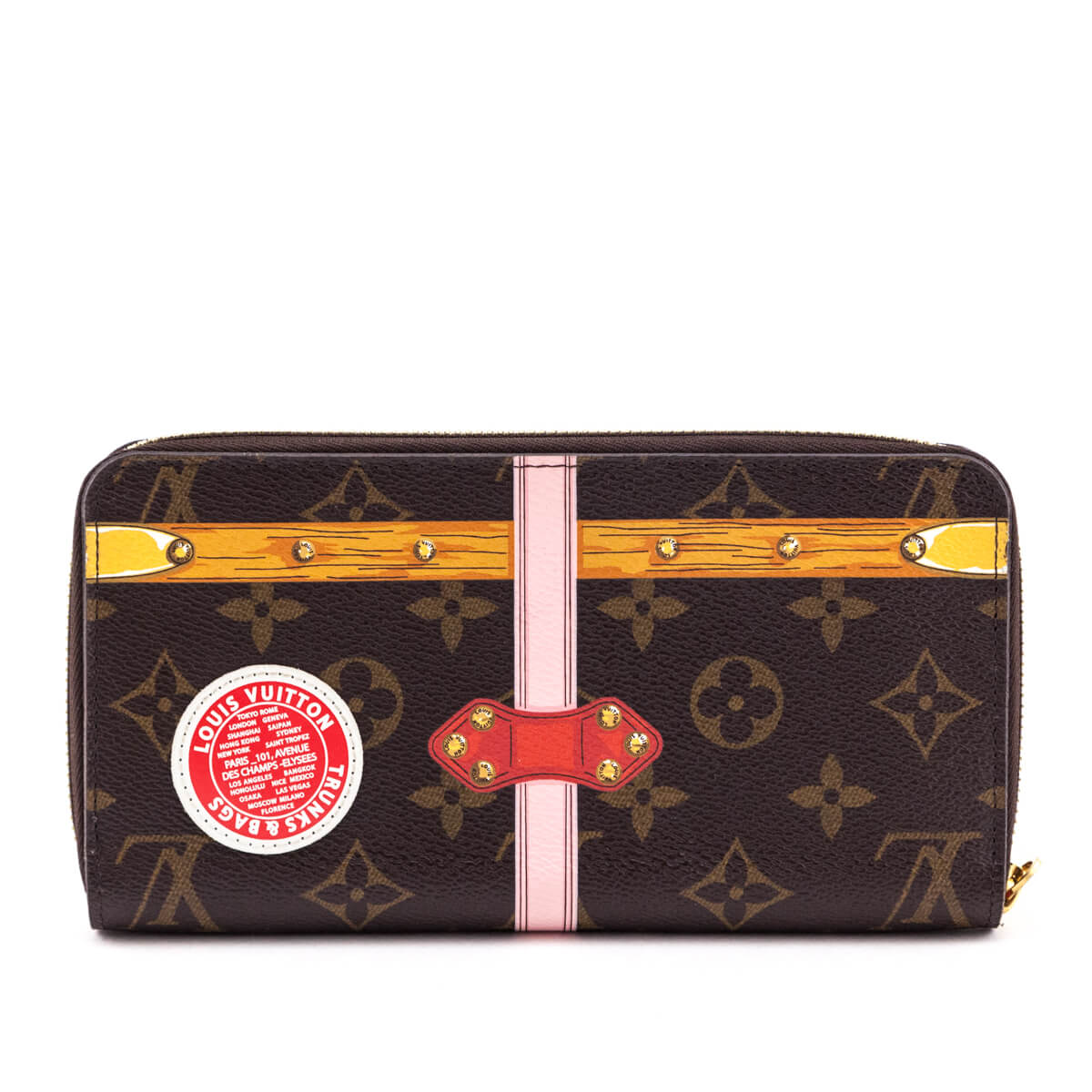 Louis Vuitton Monogram Summer Trunks Zippy Wallet
