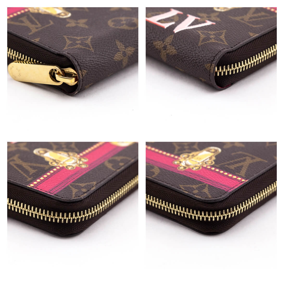 Louis Vuitton Monogram Summer Trunks Zippy Wallet
