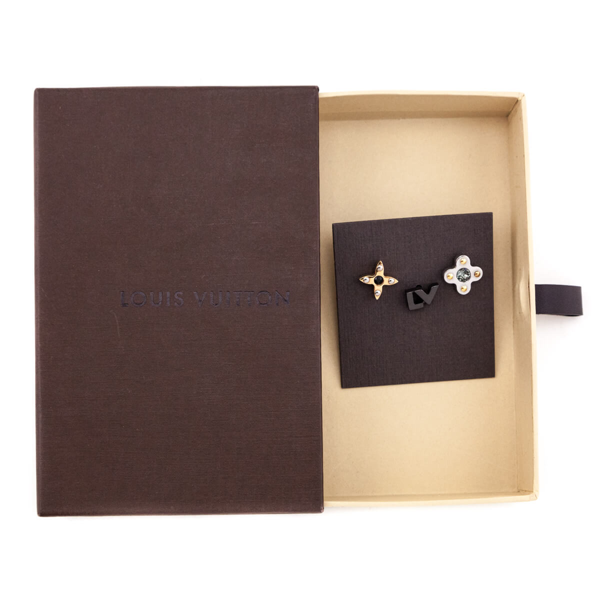Louis Vuitton Monogram Trio Stud Earrings