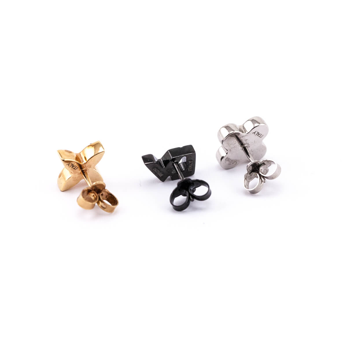 Louis Vuitton Monogram Trio Stud Earrings