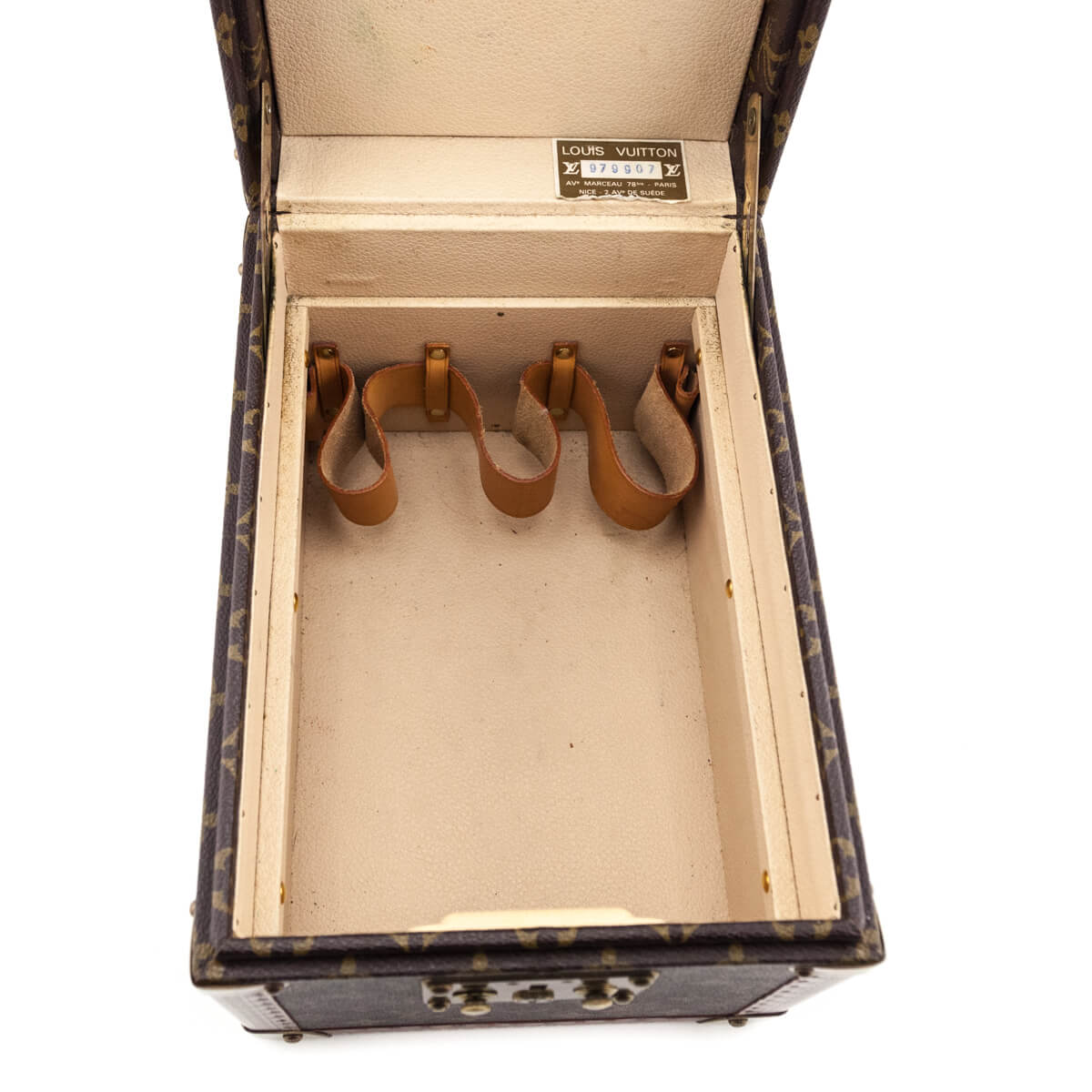 Louis Vuitton Monogram Vintage Boite Flacons Beauty Train Trunk Case