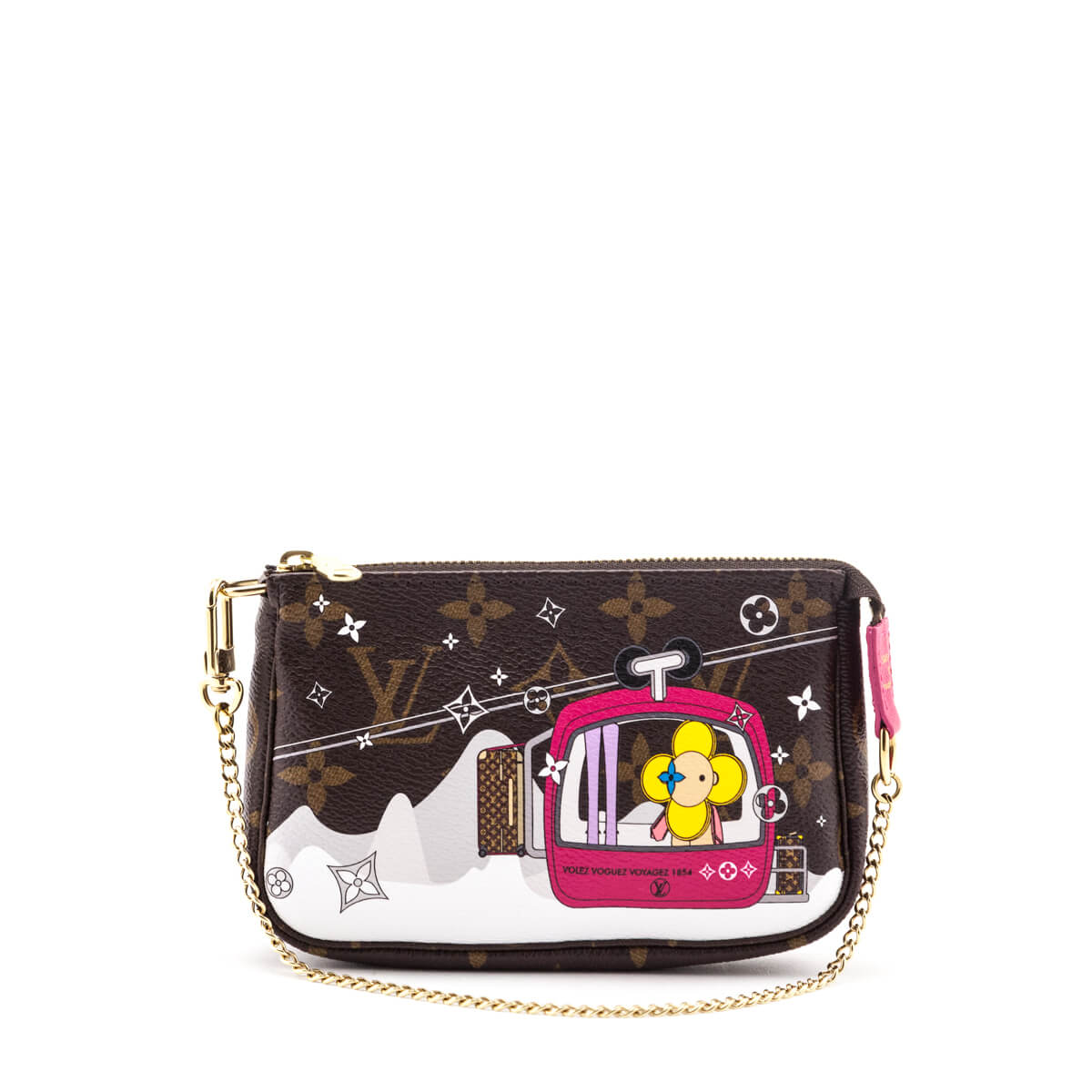 Louis Vuitton Monogram Vivienne Courchevelle Xmas Mini Pochette Accessoires