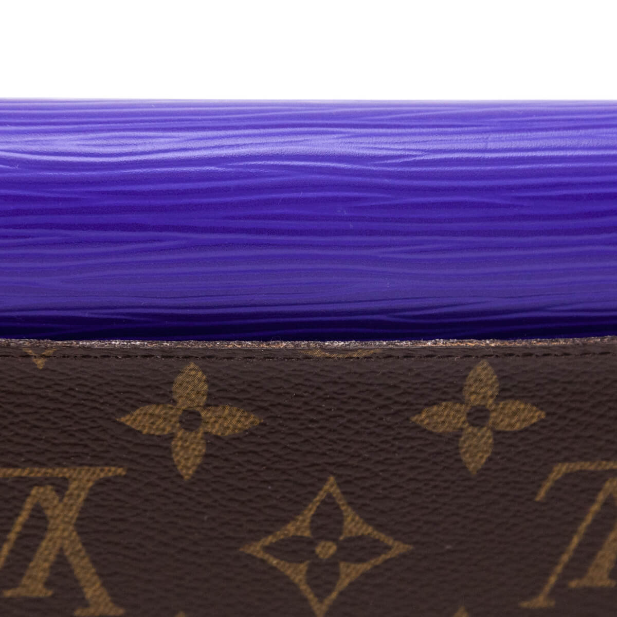 Louis Vuitton Monogram & Purple Epi Sarah Wallet
