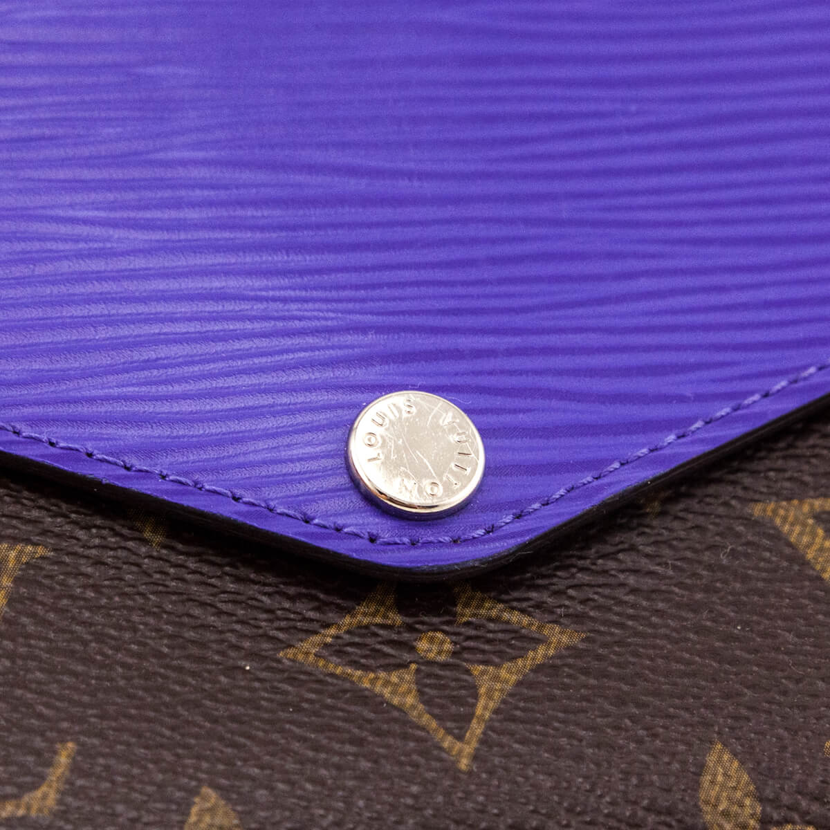Louis Vuitton Monogram & Purple Epi Sarah Wallet