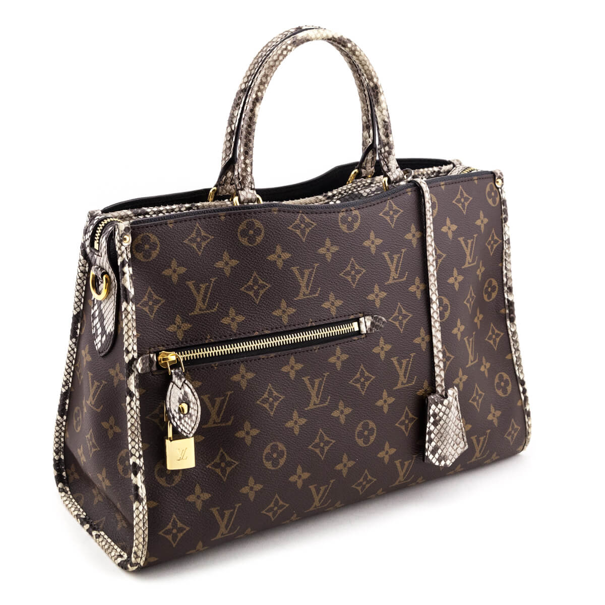 Louis Vuitton Monogram & Python Popincourt MM