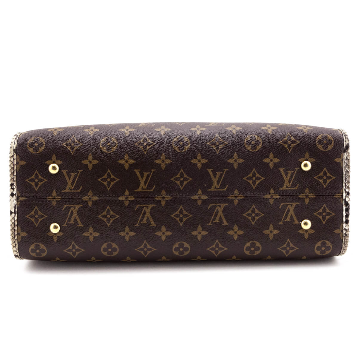 Louis Vuitton Monogram & Python Popincourt MM