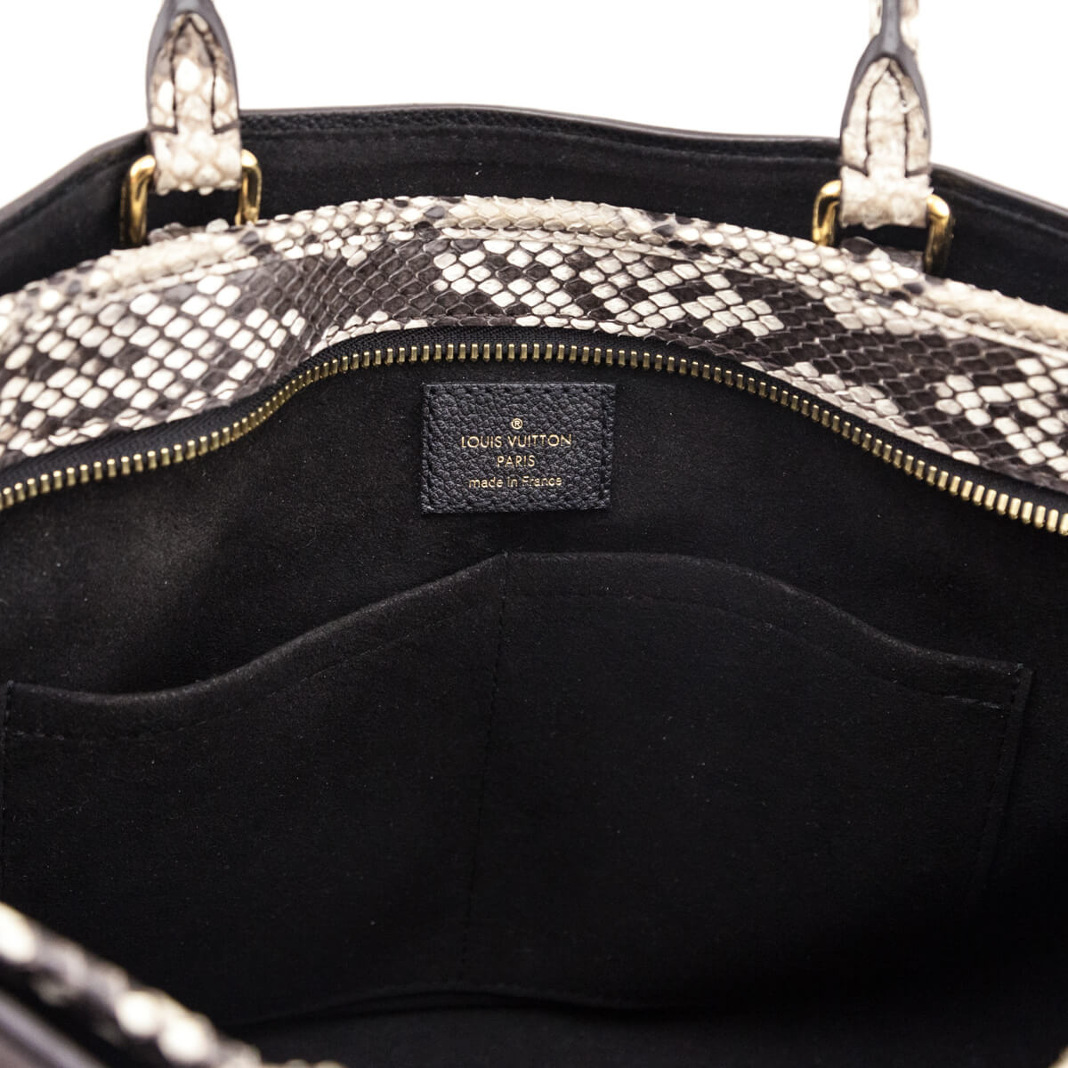 Louis Vuitton Monogram & Python Popincourt MM