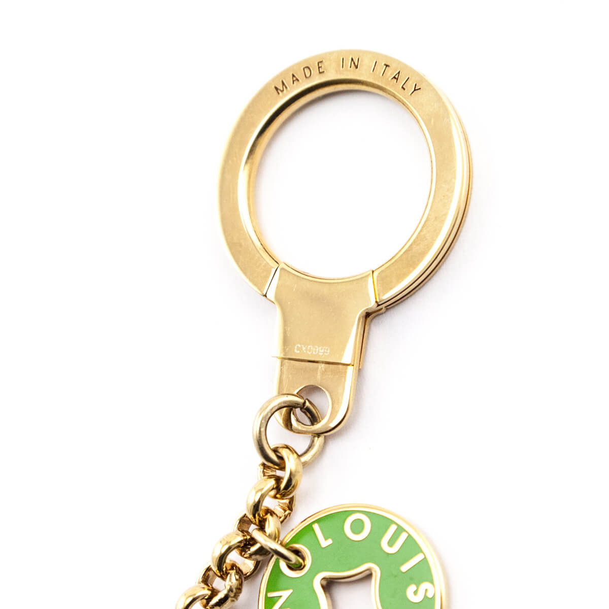 Louis Vuitton Multicolor Enamel Looping Key Chain Bag Charm