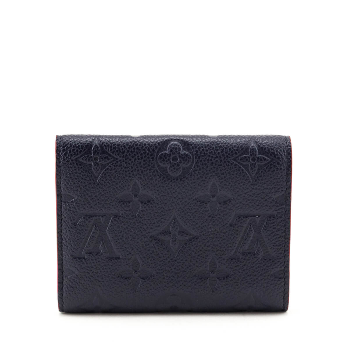 Louis Vuitton Navy Empreinte & Red Victorine Wallet