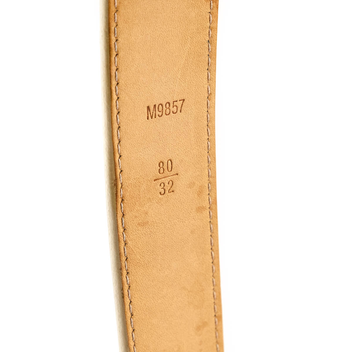 Louis Vuitton Perle Monogram Vernis Belt Size S