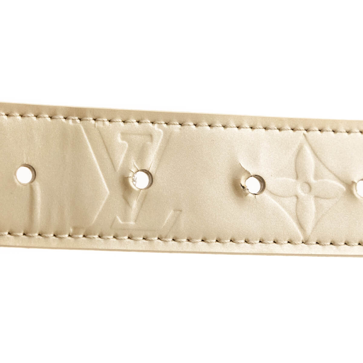 Louis Vuitton Perle Monogram Vernis Belt Size S