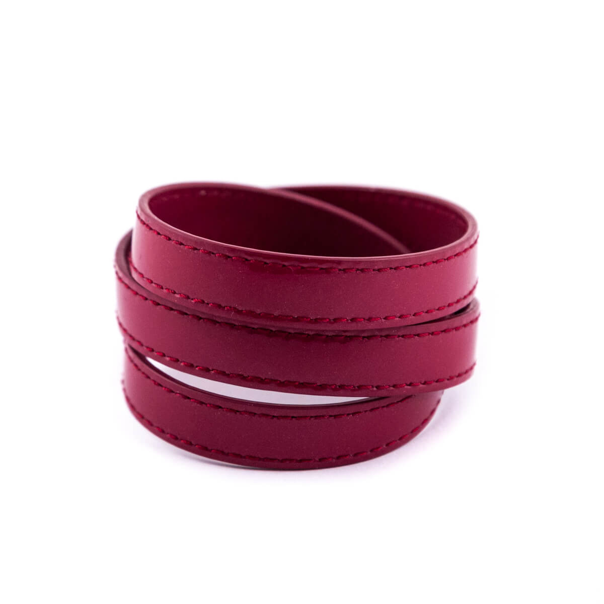 Louis Vuitton Pink Vernis Box It Triple Tour Bracelet