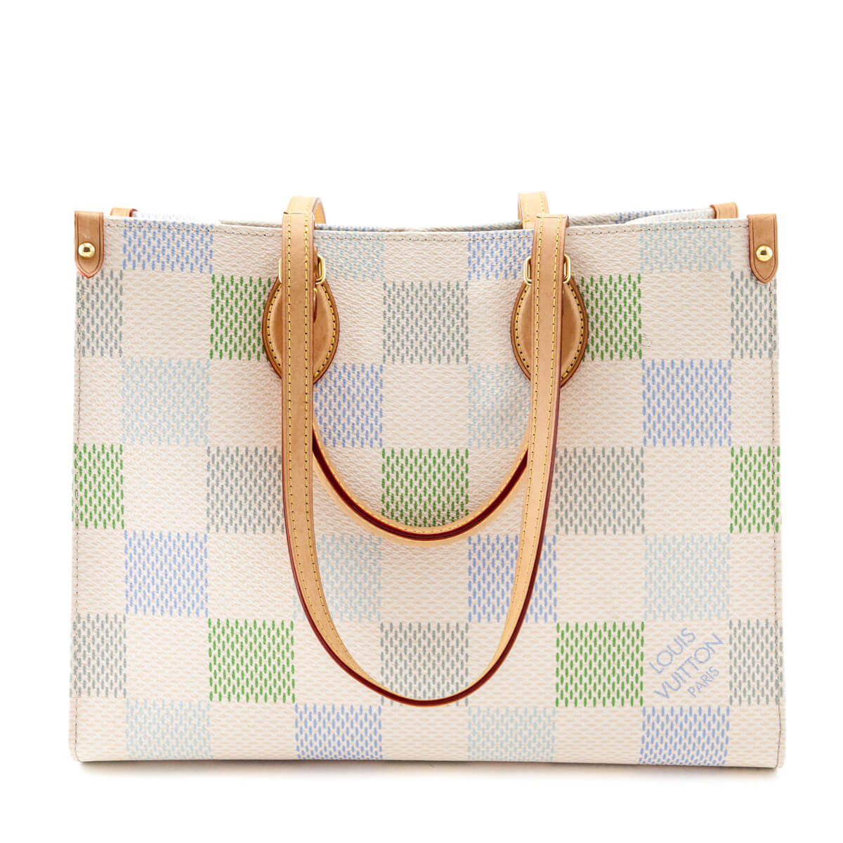 Louis Vuitton Pistachio Damier Giant Onthego MM Tote