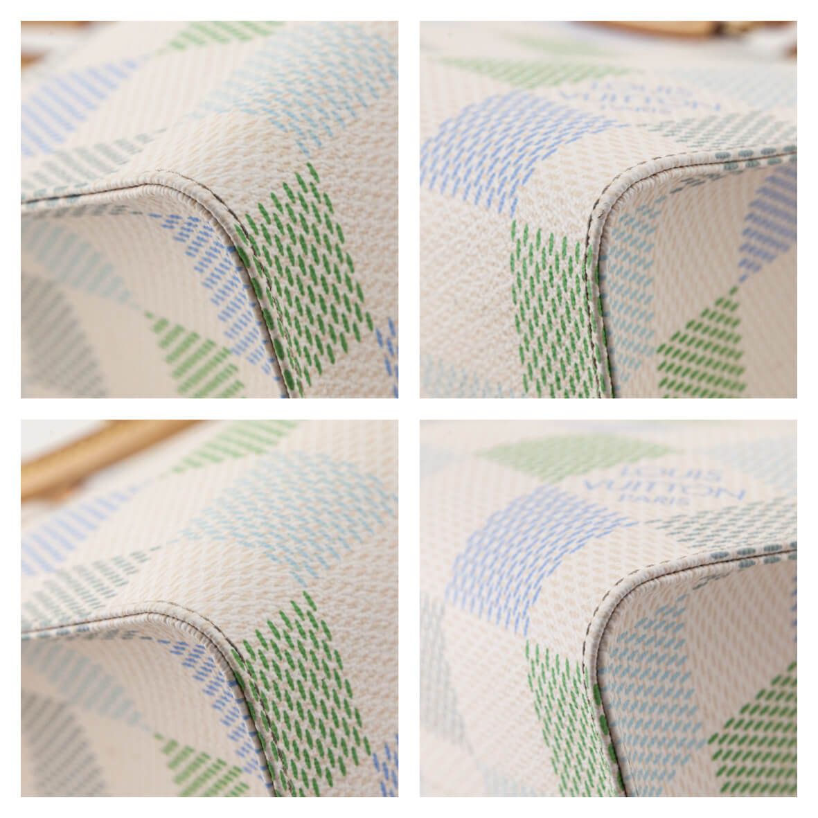Louis Vuitton Pistachio Damier Giant Onthego MM Tote