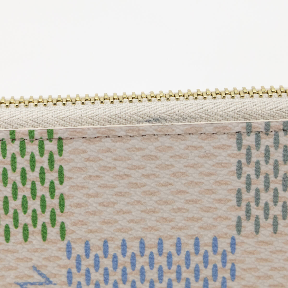 Louis Vuitton Pistachio Damier Giant Zippy Wallet
