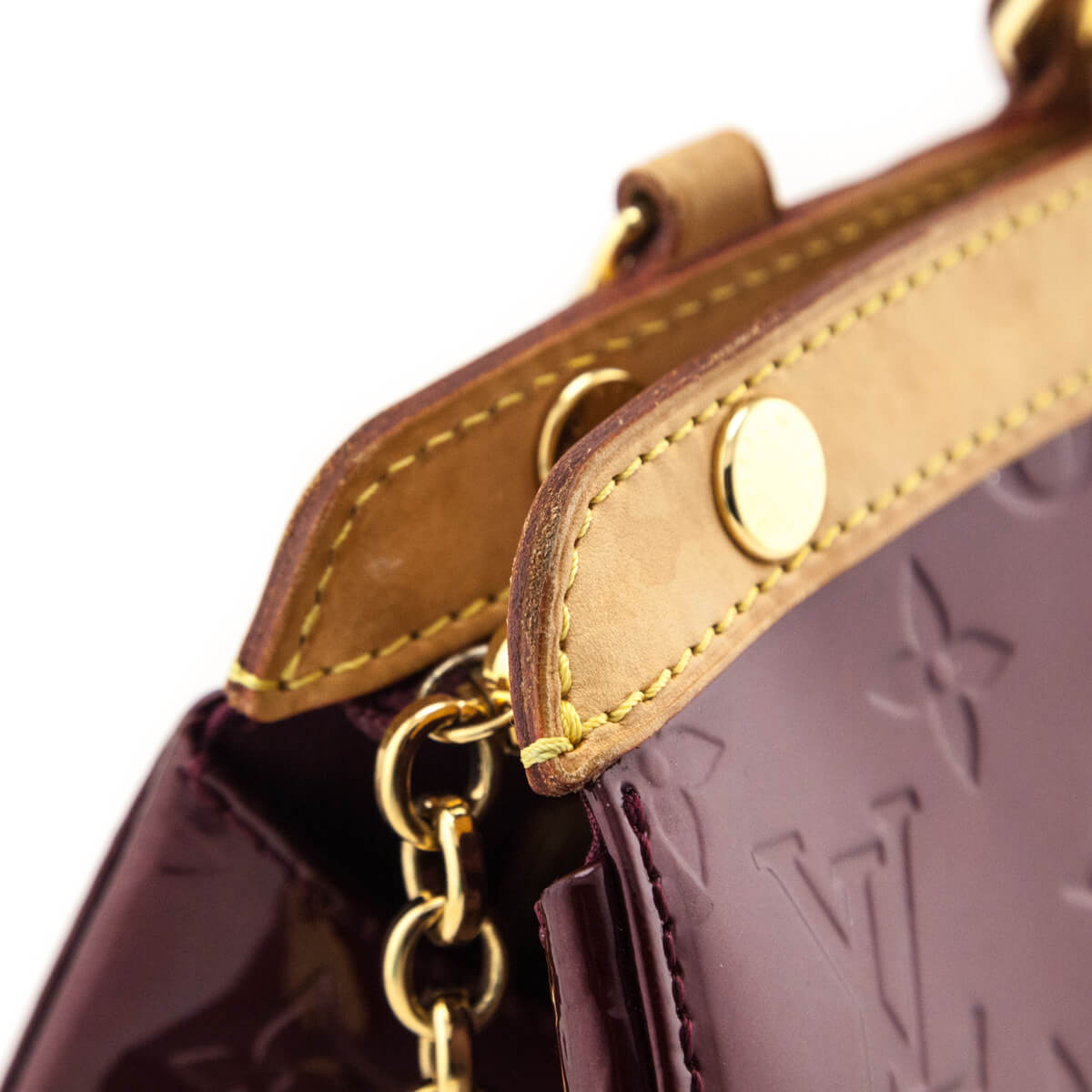 Louis Vuitton Rouge Fauvist Monogram Vernis Brea MM