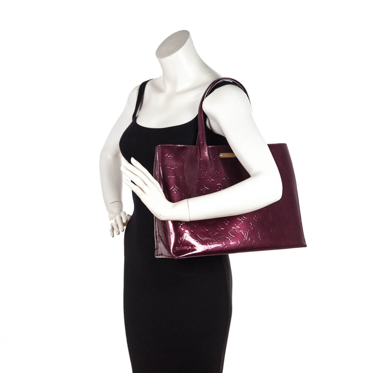 Louis Vuitton Rouge Fauviste Vernis Monogram Wilshire MM