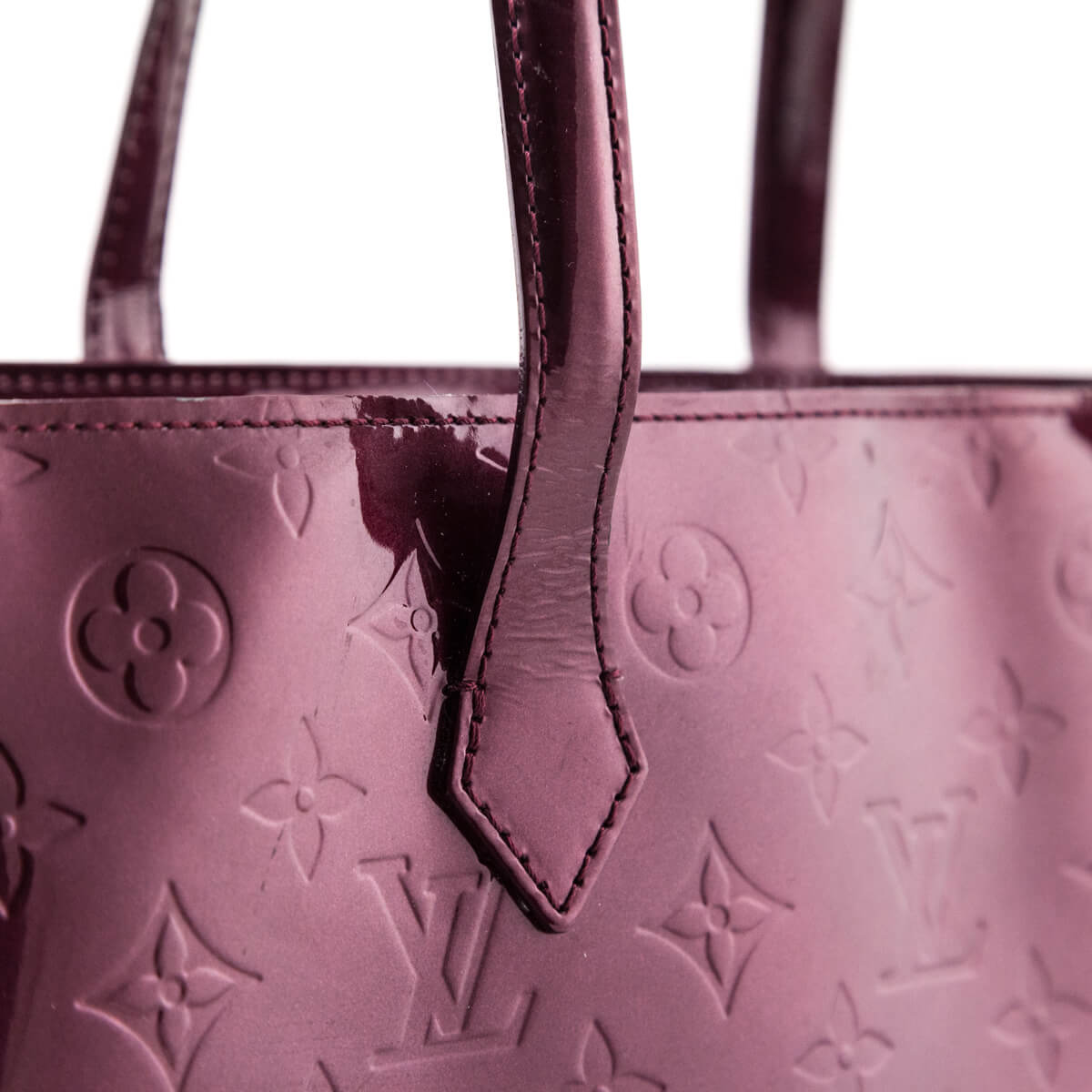 Louis Vuitton Rouge Fauviste Vernis Monogram Wilshire MM