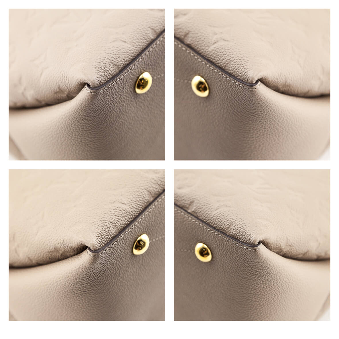 Louis Vuitton Tourterelle Monogram Empreinte Maida Bag