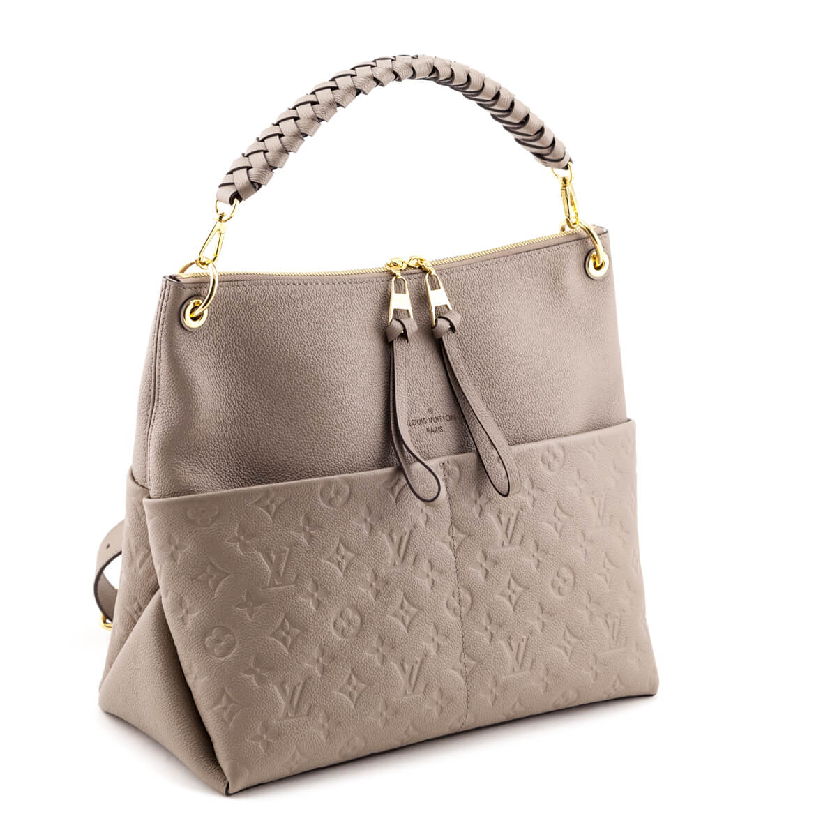 Louis Vuitton Tourterelle Monogram Empreinte Maida Bag