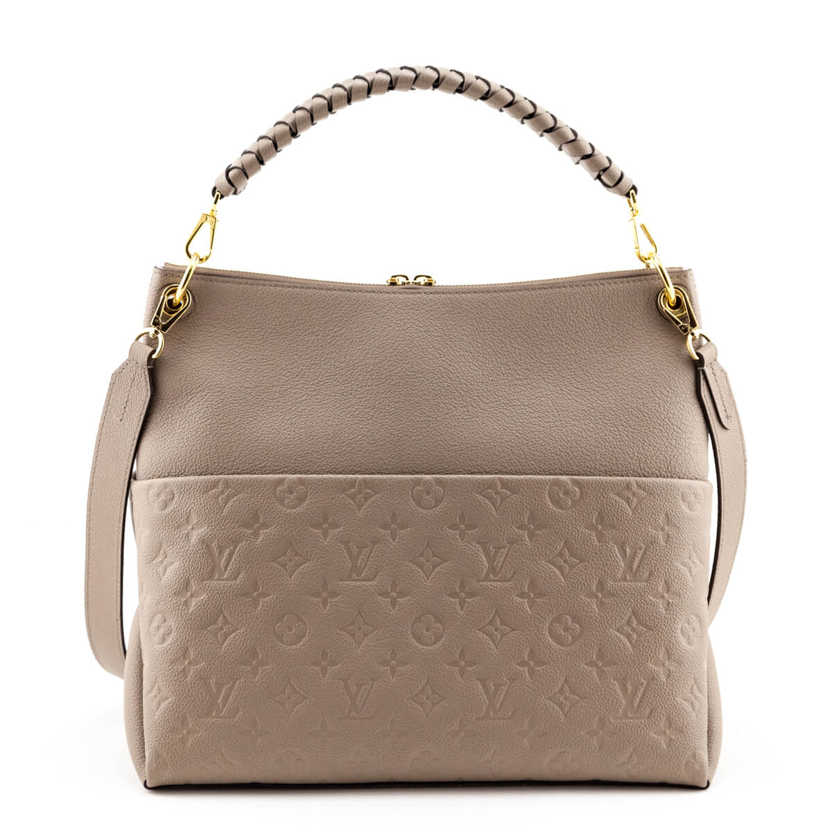 Louis Vuitton Tourterelle Monogram Empreinte Maida Bag