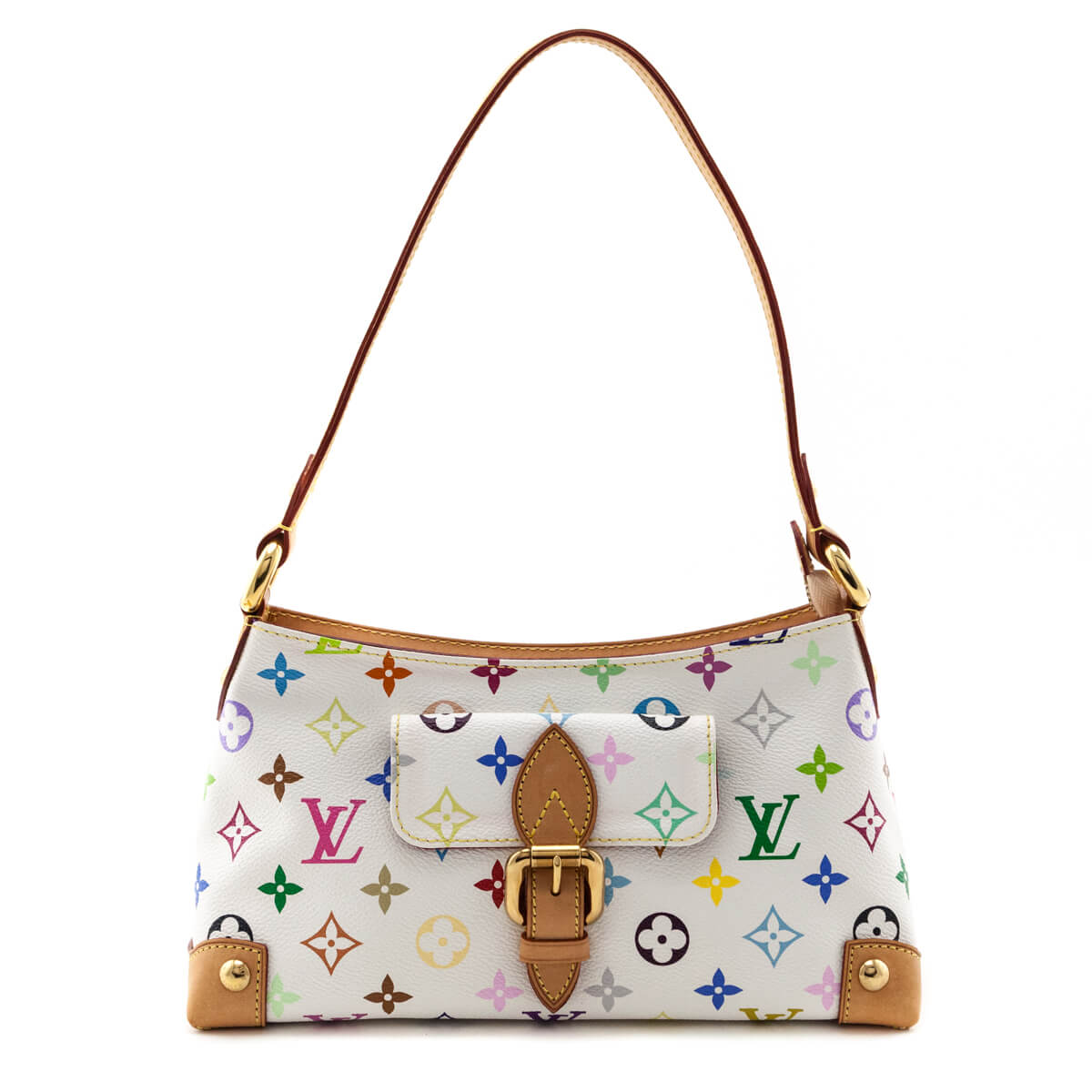 Louis Vuitton White Monogram Multicolore Eliza Bag