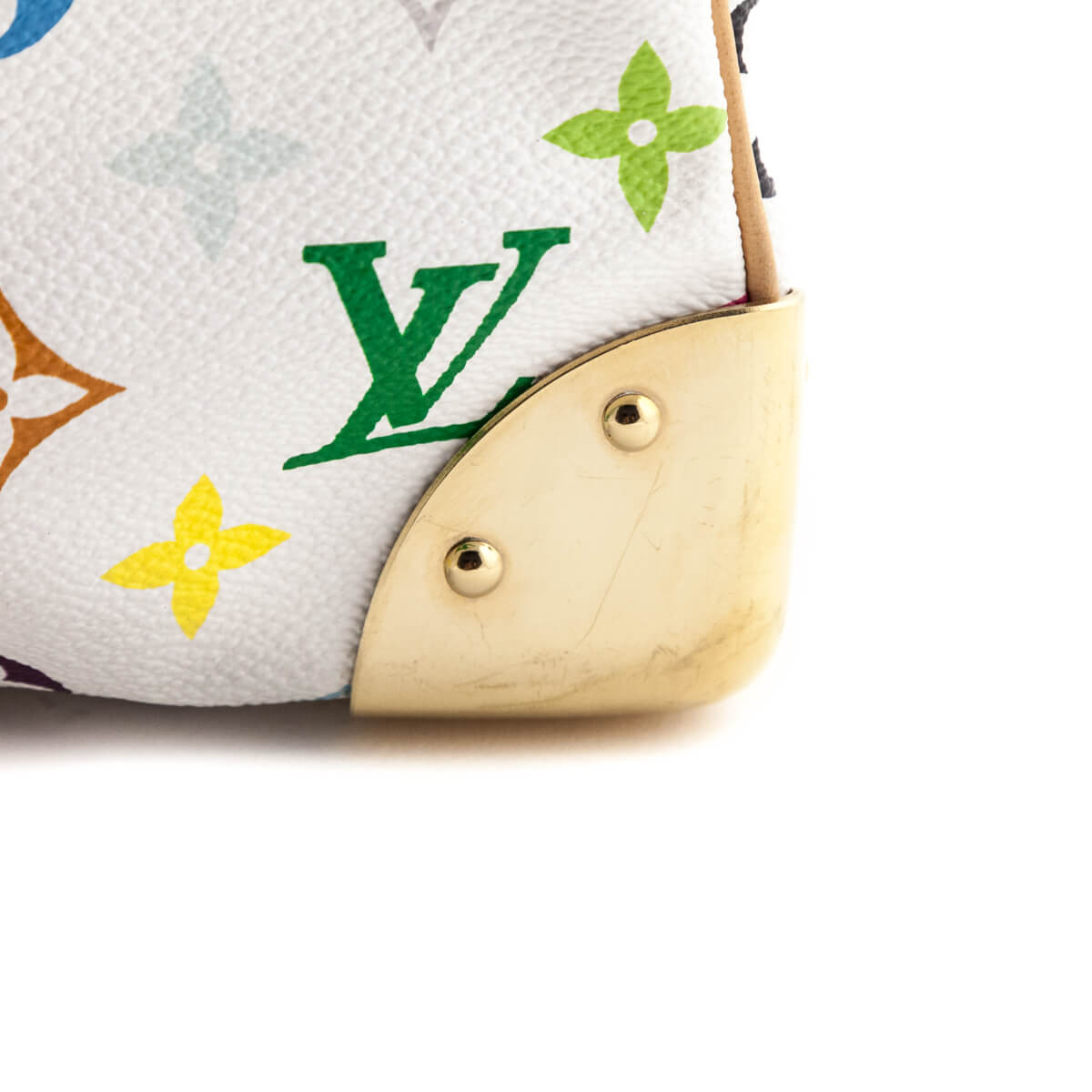 Louis Vuitton White Monogram Multicolore Speedy 30