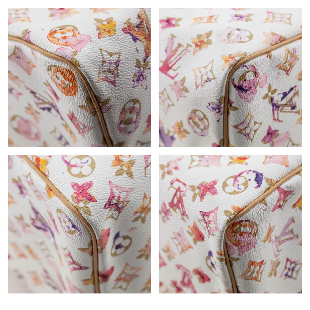 Louis Vuitton White Watercolor Aquarelle Speedy 35