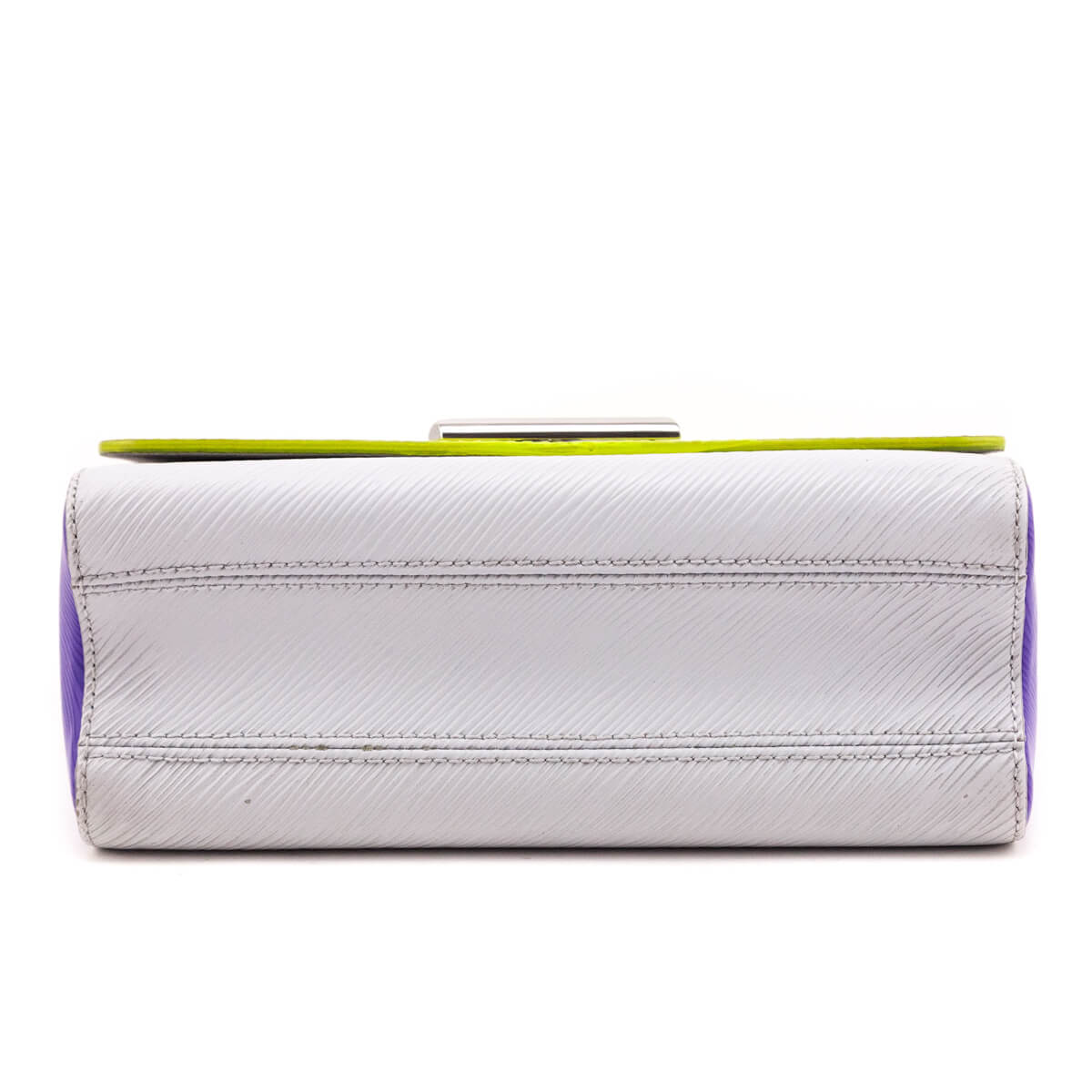 Louis Vuitton Yellow Grey Purple Epi Twist Shoulder Bag MM