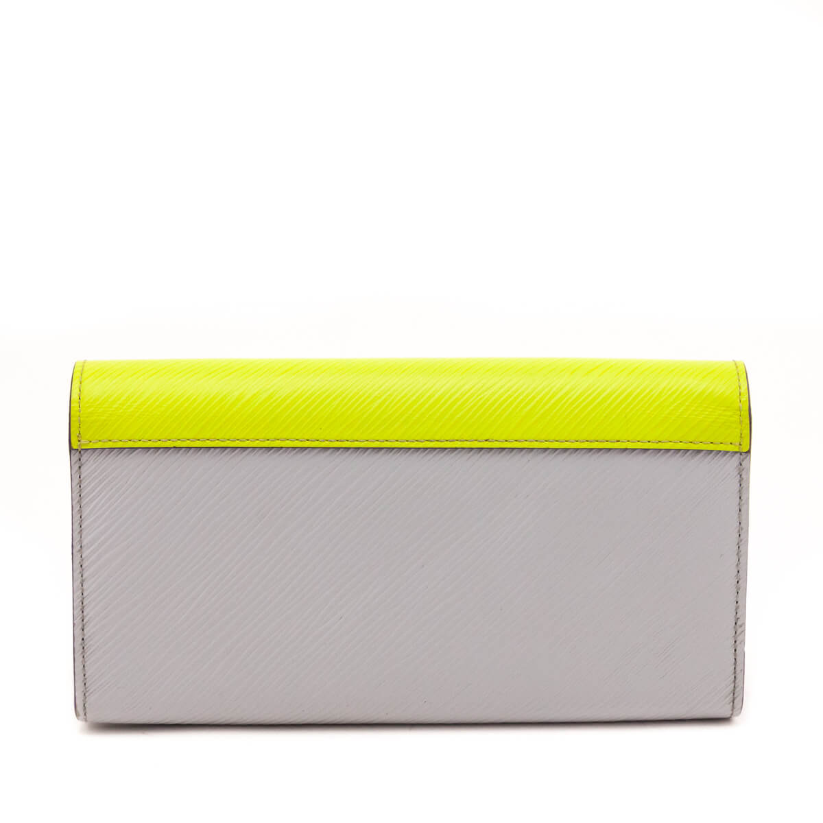 Louis Vuitton Yellow Purple Epi Twist Wallet