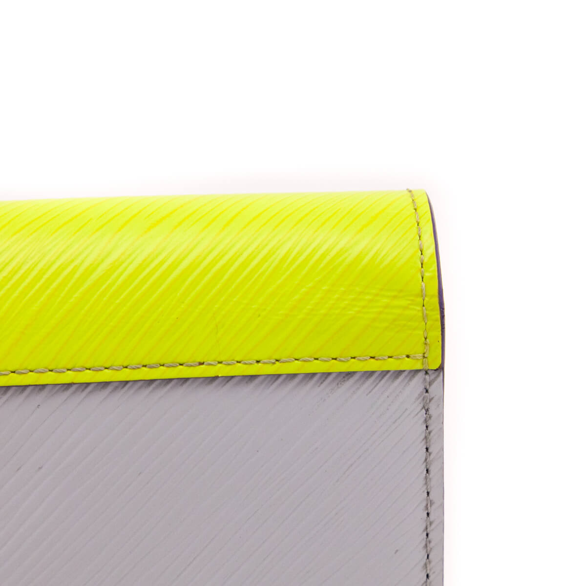 Louis Vuitton Yellow Purple Epi Twist Wallet