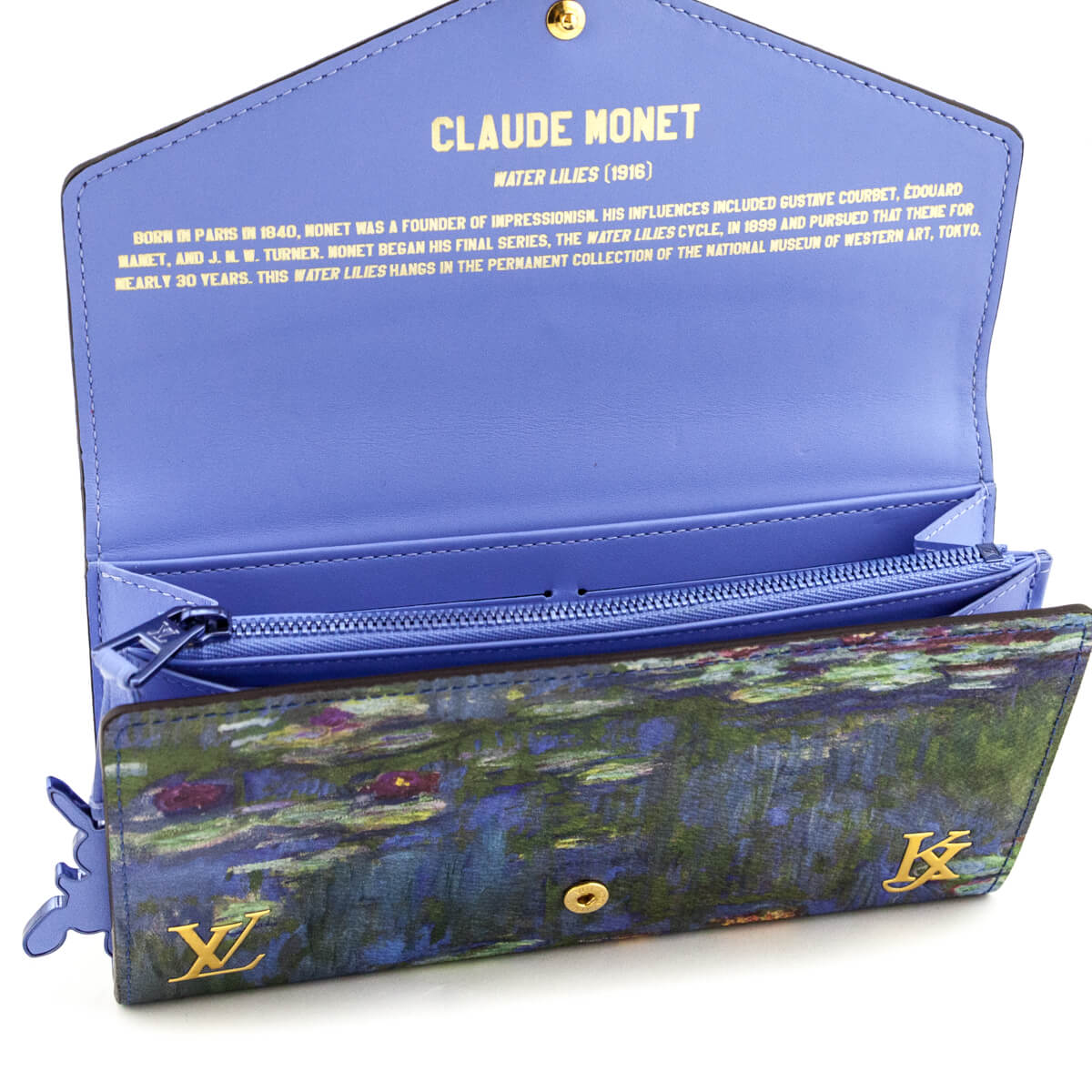 Louis Vuitton x Jeff Koons Masters II Water Lilies Sarah Wallet