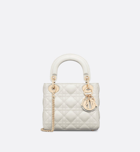 Mini Lady Luxury Dior Bag Latte Cannage Lambskin