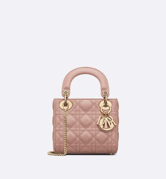 Mini Lady Luxury Dior Bag Blush Cannage Lambskin