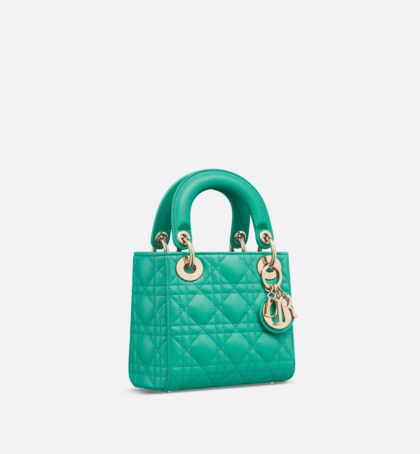 Mini Luxury Dioriviera Lady Luxury Dior Bag Aquamarina Cannage Lambskin