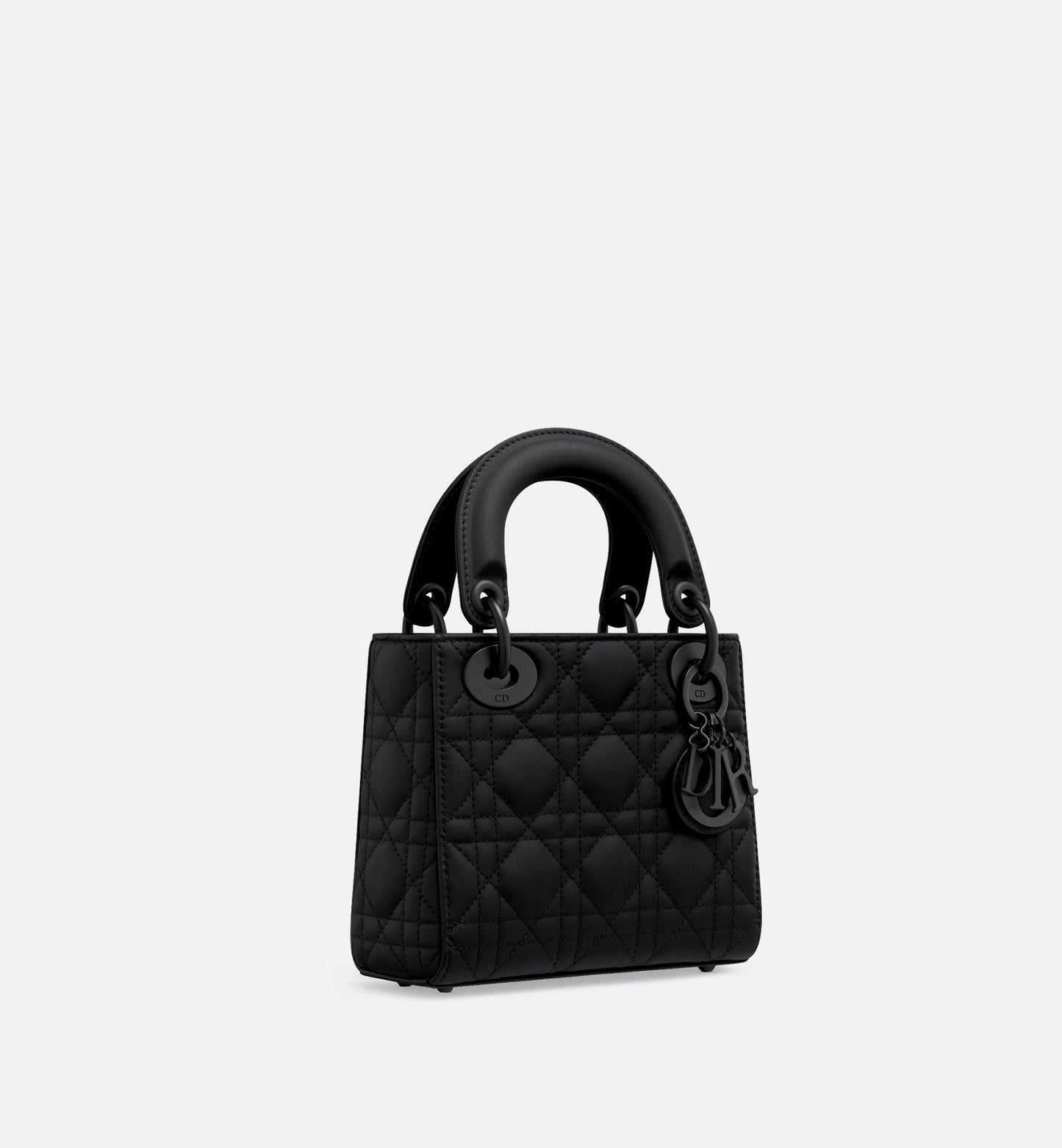 Mini Lady Luxury Dior Bag Black Ultramatte Cannage Calfskin