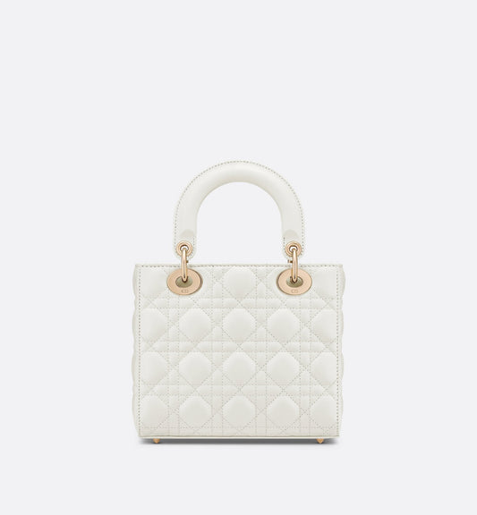 Luxury Dioramour Small Lady Luxury Dior Bag Latte Cannage Lambskin