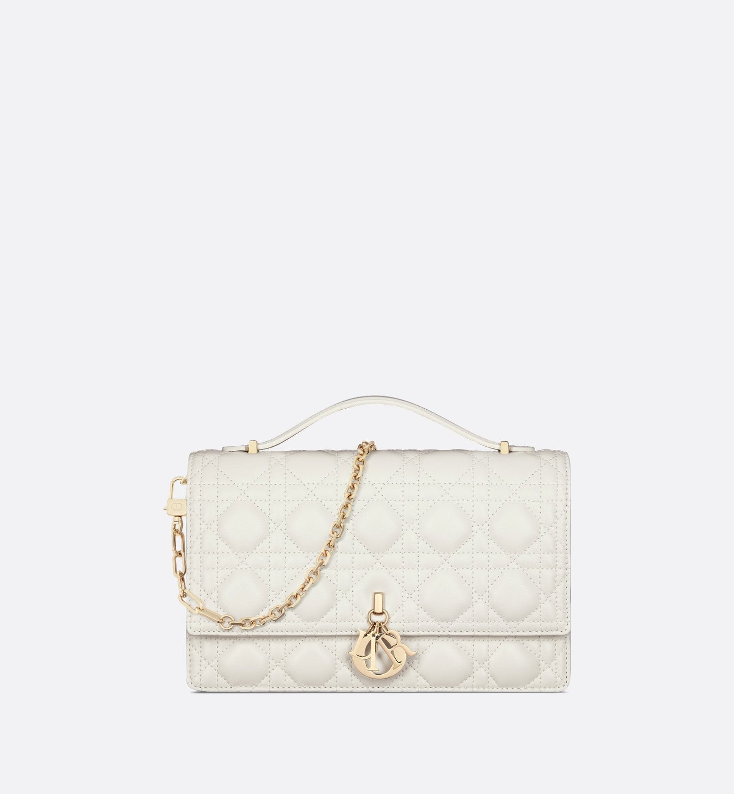 My Luxury Dior Top Handle Bag Latte Cannage Lambskin