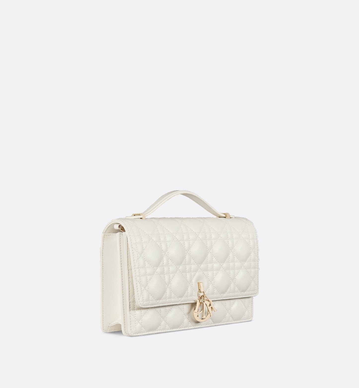 My Luxury Dior Top Handle Bag Latte Cannage Lambskin