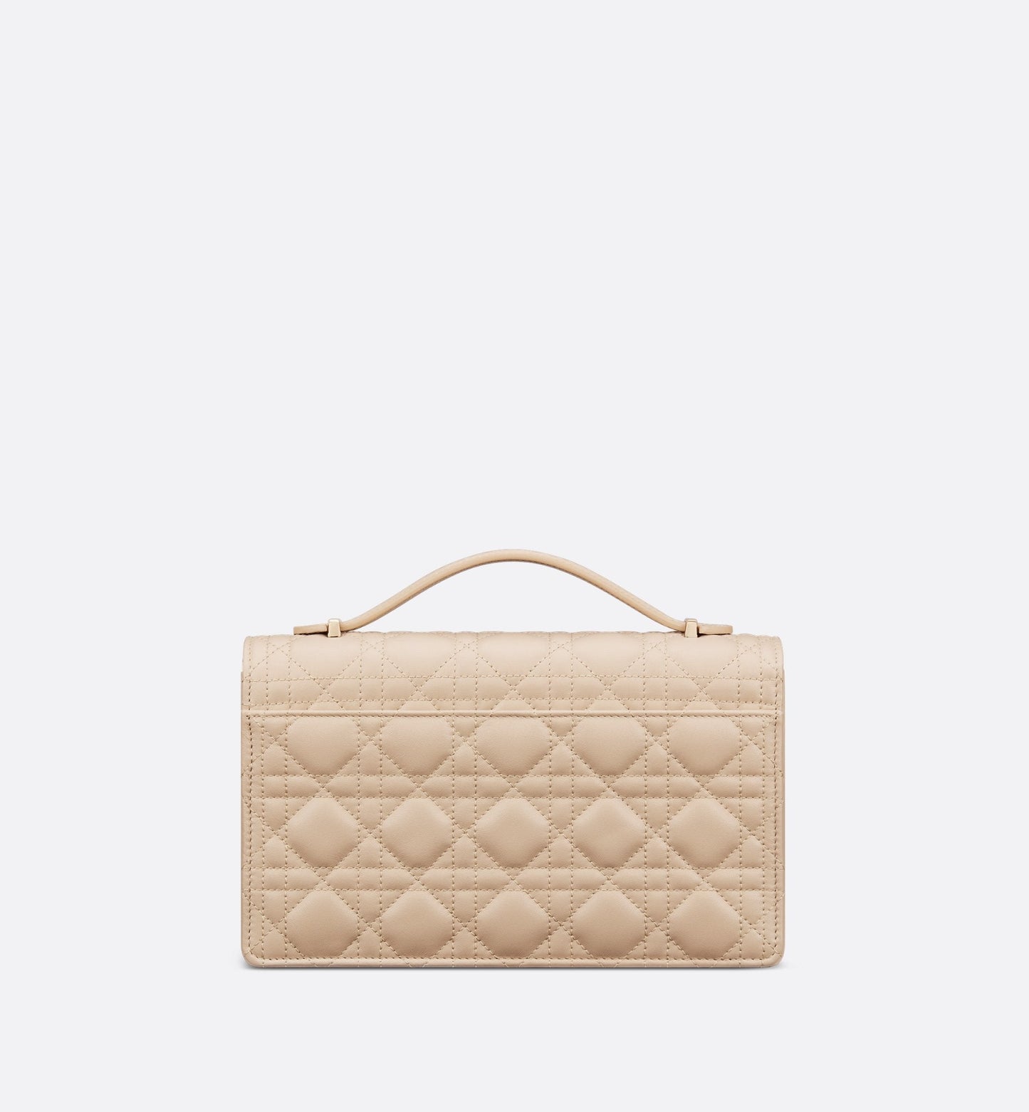 My Luxury Dior Top Handle Bag Powder Beige Cannage Lambskin