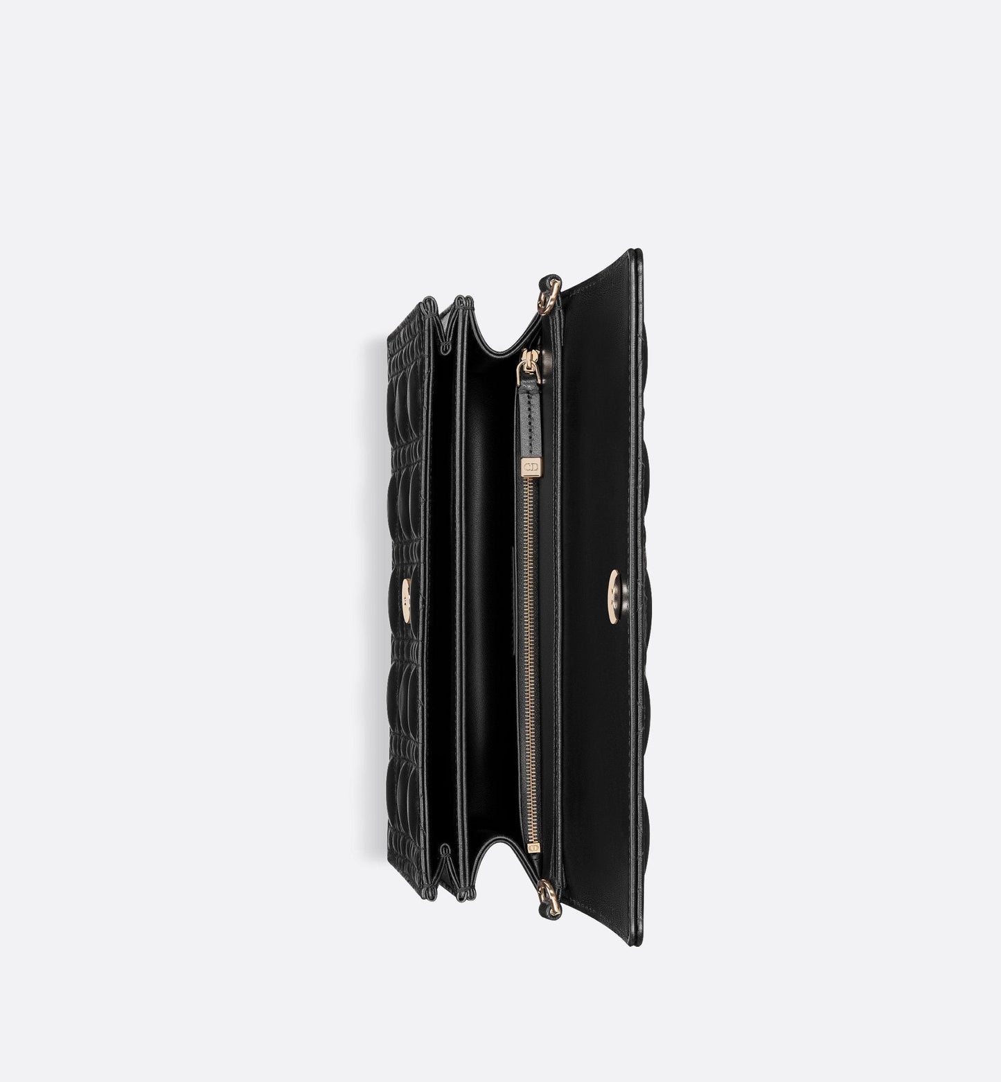 Luxury Dioramour My Luxury Dior Top Handle Bag Black Cannage Calfskin