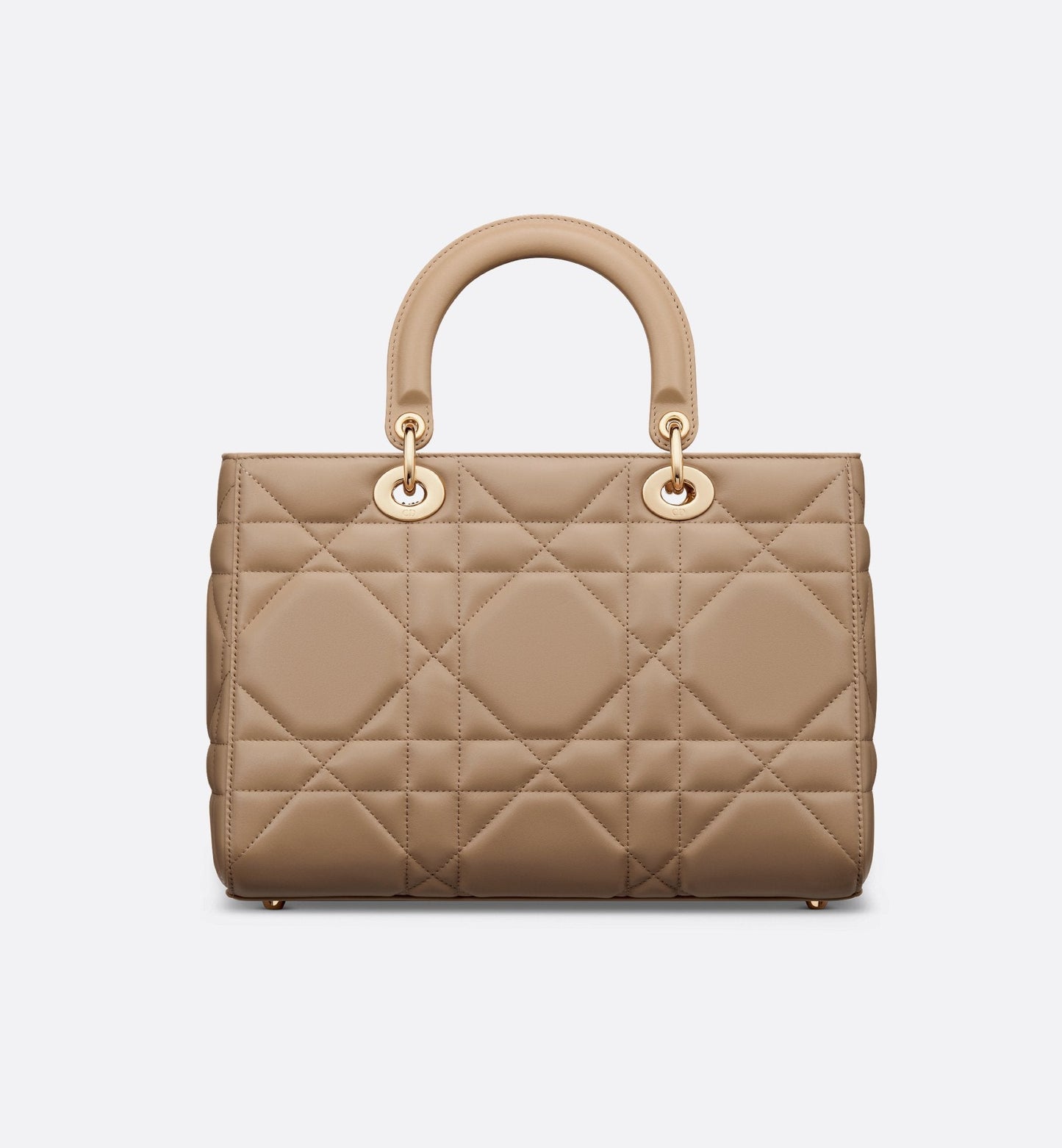 Medium Lady D-Sire My AbcLuxury Dior Bag Biscuit Maxicannage Calfskin