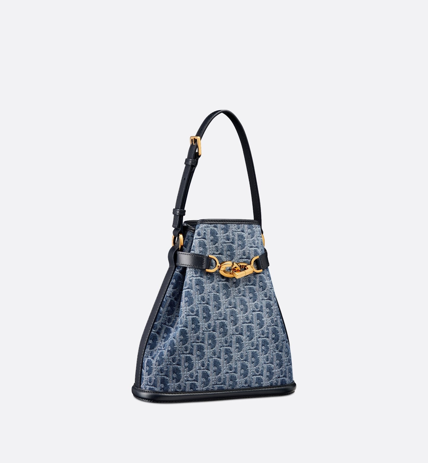 Medium C Est Luxury Dior Bag Blue Denim Luxury Dior Oblique Jacquard