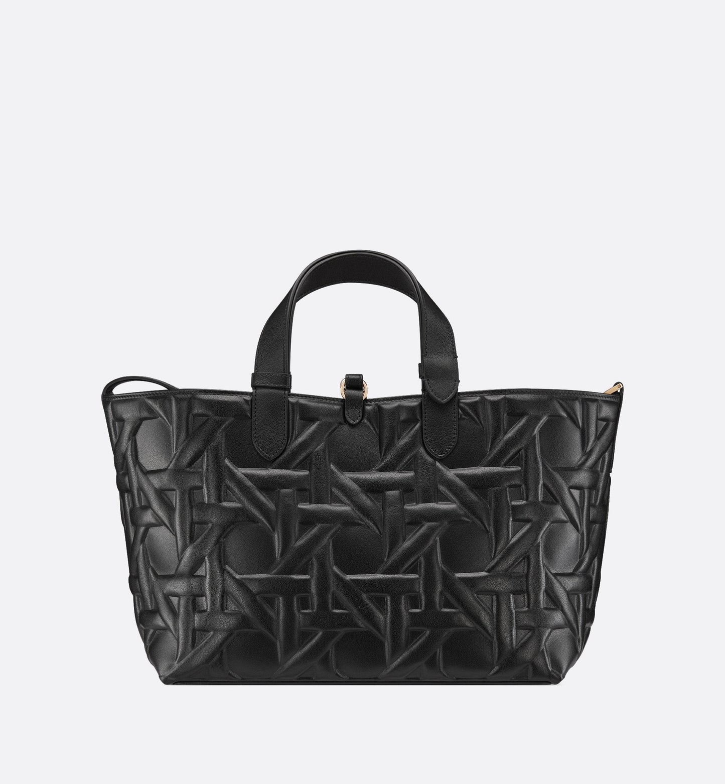 Medium Luxury Dior Toujours Bag Black Graphic Cannage Calfskin