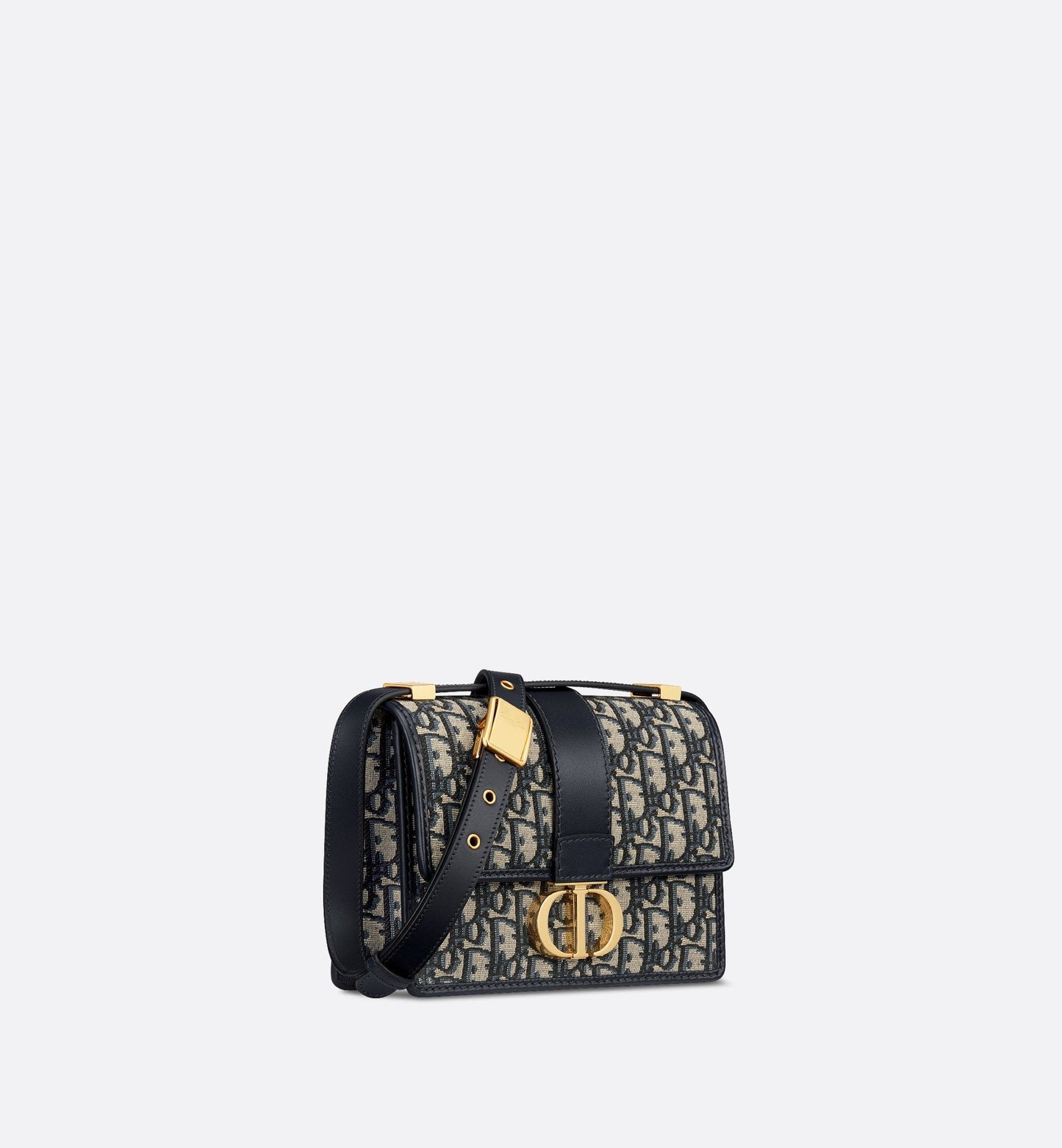 Small 30 Montaigne Bag Blue Luxury Dior Oblique Jacquard