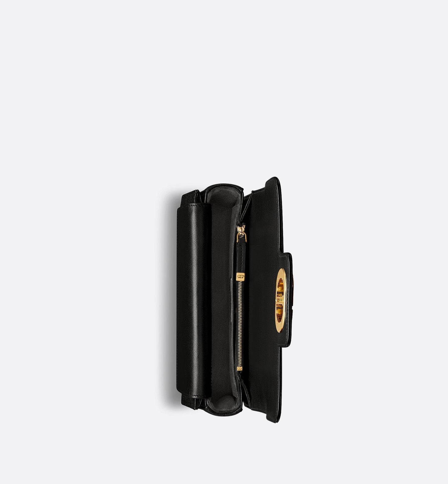 Small Luxury Dior Jolie Top Handle Bag Black Cannage Calfskin