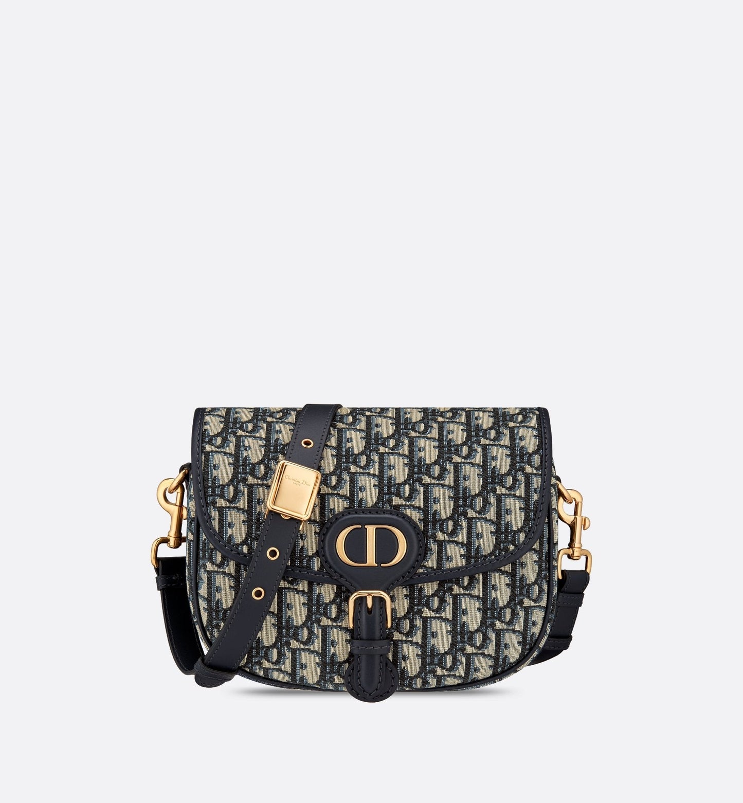 Medium Luxury Dior Bobby Bag Blue Luxury Dior Oblique Jacquard