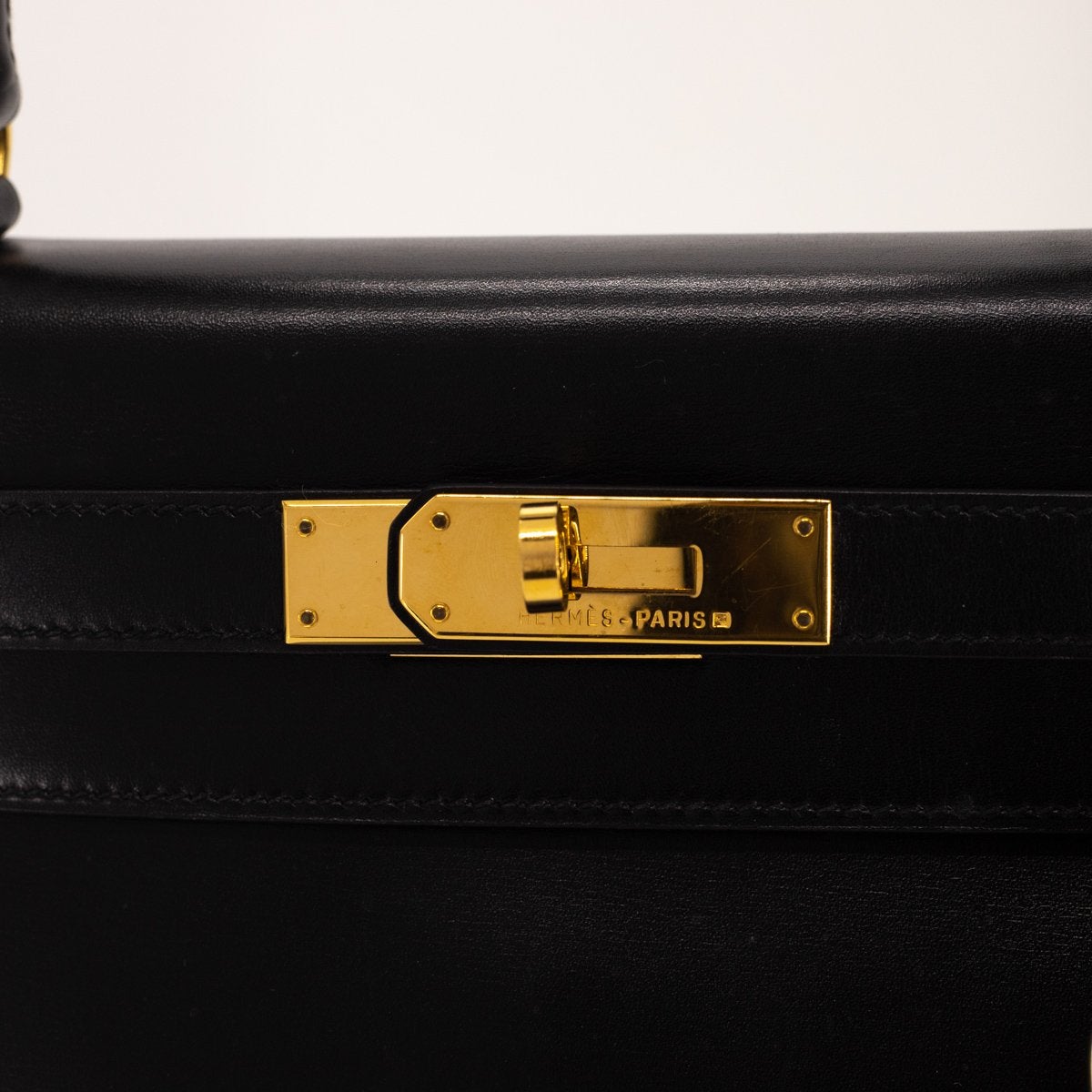 Luxury Hermes Kelly 28 Black - [A] Stamp